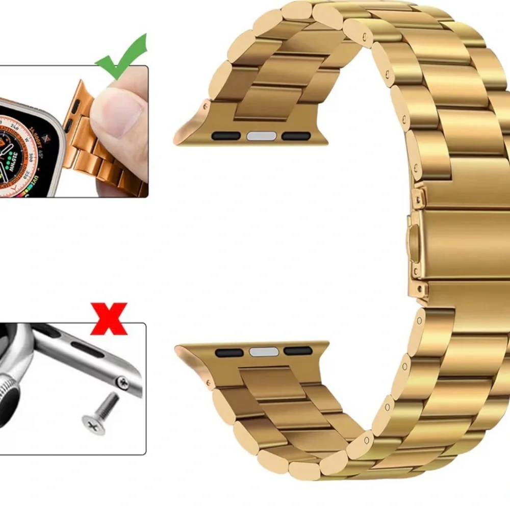 Gold Smartwatch Band J227